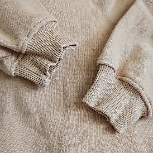 Zara Kids Green Hoodie And Beige Sweater With Collar - Picture 4 of 9